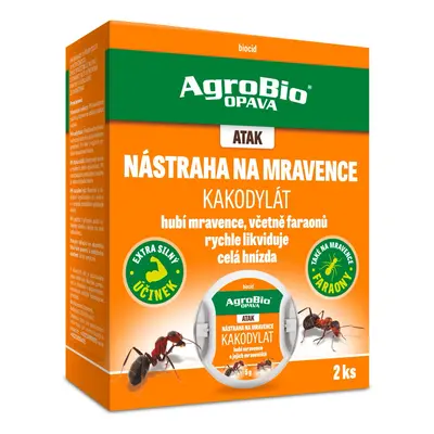 AgroBio Opava ATAK Nástraha na mravence Kakodylat, 2 ks