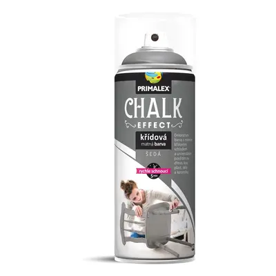 Primalex Křídová matná barva ve spreji Chalk Effect šedá 400 ml