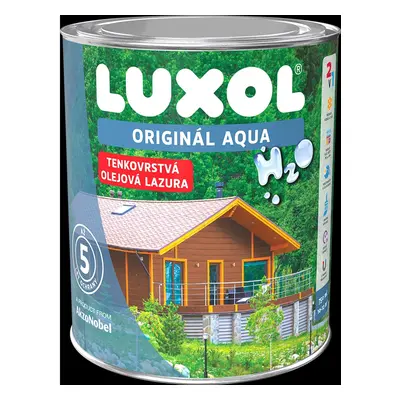 LUXOL Originál Tenkovrstvá olejová lazura AQUA ořech 0,75 l