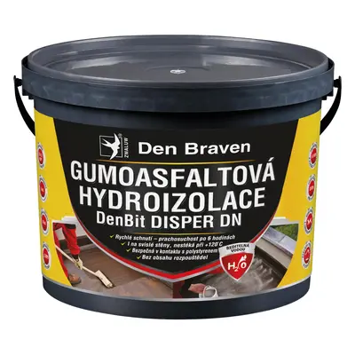 Den Braven Gumoasfaltová hydroizolace DenBit DISPER DN černá 5 kg