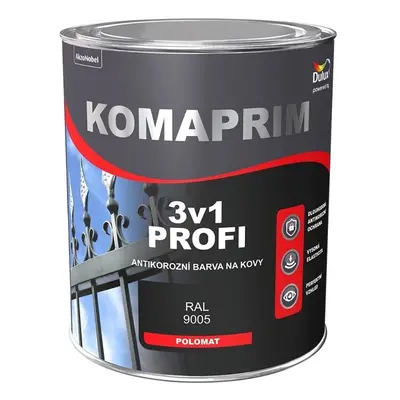 Dulux Antikorozní barva na kovy Komaprim 3v1 žlutá 0,75 l