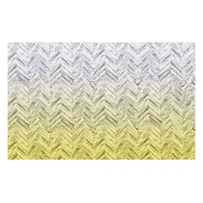 Komar Vliesová fototapeta Herringbone Yellow 400 x 250 cm