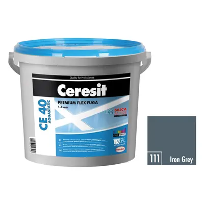 Ceresit Flexibilní spárovací hmota CE 40 Aquastatic Iron Grey, 5 kg