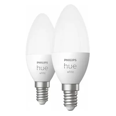 Philips Hue Dvojité balení White E14 2x 470 lm