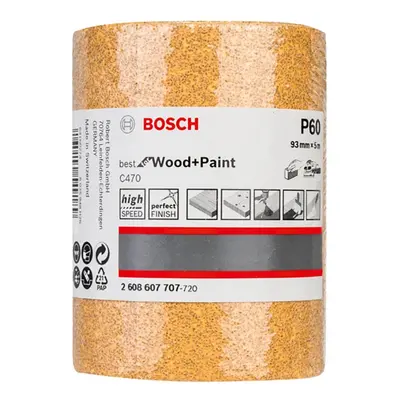 Bosch Papír brusný G 60 role 93 mm x 5 m