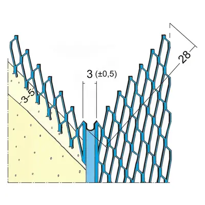 Den Braven Profil pro suchou výstavbu MMG 25 3 x 3000 mm