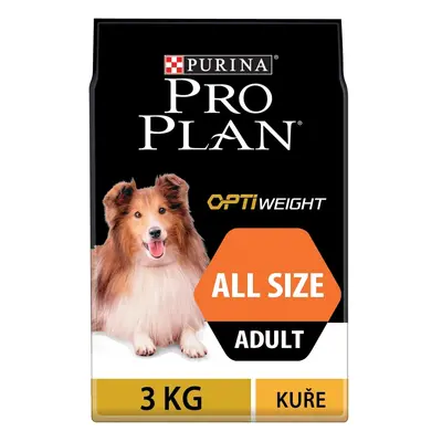 Purina Pro Plan Granule pro psy Adult All Size Optiweight kuřecí 3 kg