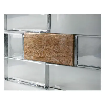 Fuchs Design Tvárnice Crystal Col. Nature Touch Rain Forest Brown 20 x 10 x 5 cm