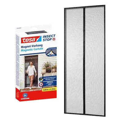 tesa Insect Stop Magnetická síť do dveří antracitová 1,00 x 2,20 m