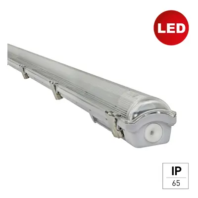 E2 LED Světlo do vlhka Power M, IP65, 1 x 18 W, 2700 lm, 128,3 x 7,5 x 5,2 cm