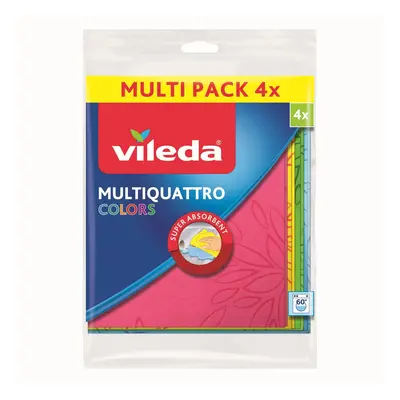 Vileda Multiquattro Colors hadřík 4ks