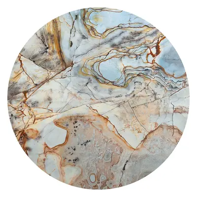 Komar Samolepicí vliesová fototapeta Dot Marble Sphere pr. 125 cm