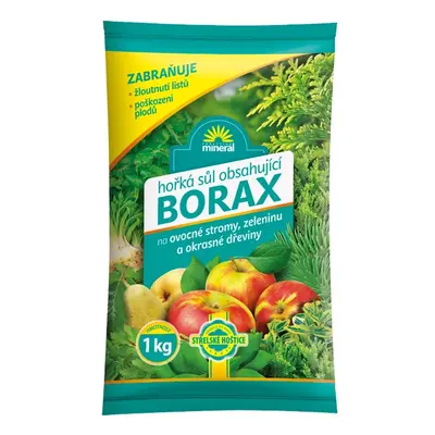 Hořká sůl s boraxem, na ovocné stromy, zeleninu a okrasné dřeviny 1 kg