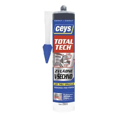 Ceys Total Tech Univerzální lepidlo a tmel, černé 290 ml