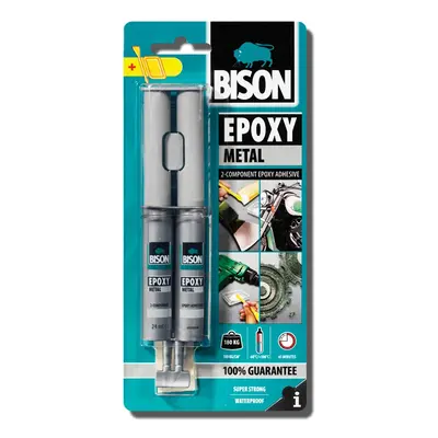 BISON Epoxidové lepidlo EPOXY METAL, 24 ml