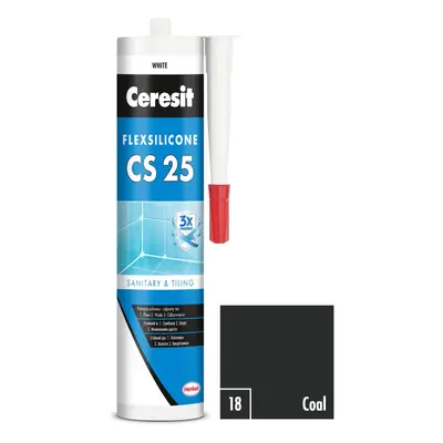 CERESIT CS 25 Sanitární silikon 18 Coal 280 ml