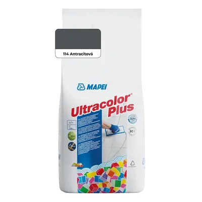 Mapei Spárovací hmota Ultracolor Plus 2 kg, 114 antracit