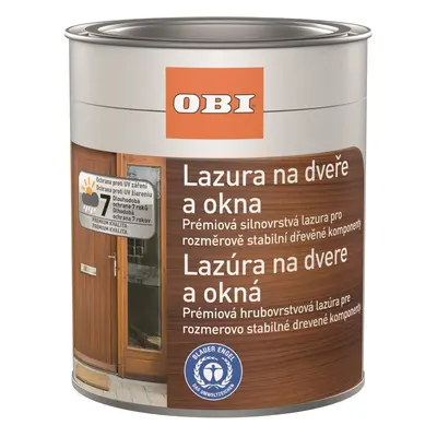 OBI Lazura na dveře a okna, palisandr, 750 ml