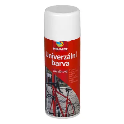 Primalex Univerzální barva ve spreji RAL 9010 bílá lesklá 400 ml