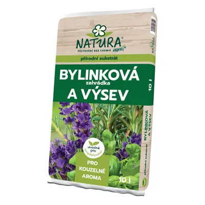 NATURA Substrát bylinková zahrádka a výsev 10 l