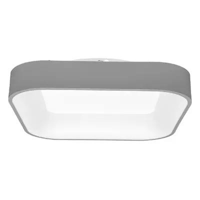 Ecolite LED přisazené svítidlo, sivé, 45 x 45 x 10 cm