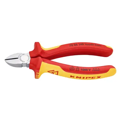 Knipex Boční štípací kleště, chromované, izolované vícekomp.návleky, VDE, 140 mm