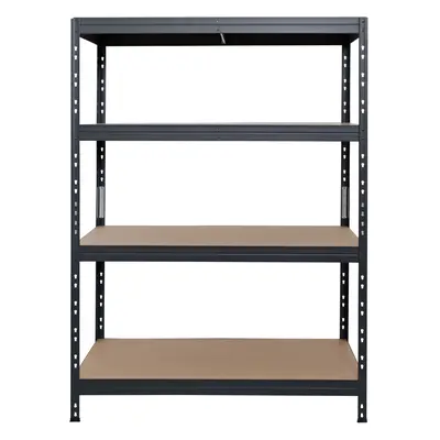 AR Shelving Kovový policový regál Rivet L antracitový 180 x 120 x 45 cm