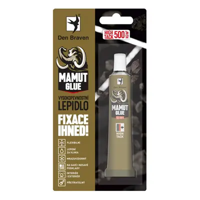 Den Braven Jednosložkové lepidlo MAMUT GLUE High Tack bílé 25 ml