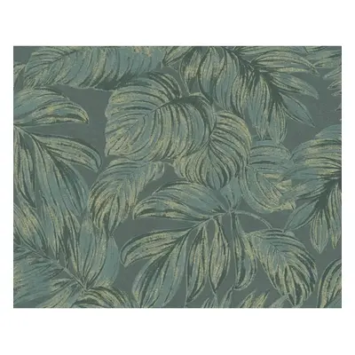 A.S. Creation Vliesová tapeta Casual Living Floral Gold Green, 10,05 x 0,53 m