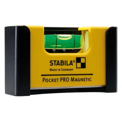 Stabila Kapesní vodováha Pocket Pro Magnetic s klipem na opasek, 1x libela, 7 cm