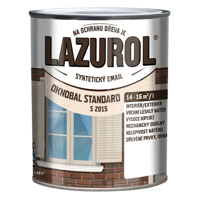 Lazurol Na okna Standard S2015 email bílý 600 ml