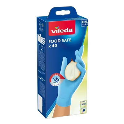 Vileda Food Safe rukavice 40 ks, velikost M/L