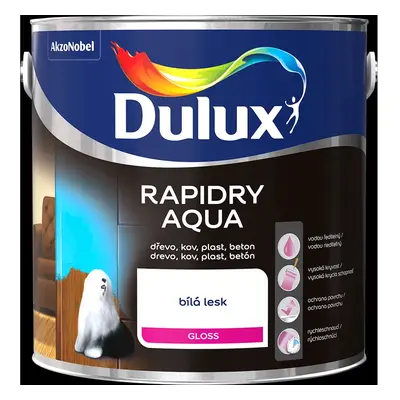 Dulux Univerzální barva Rapidry Aqua bílý 2,5 l