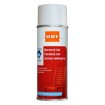 OBI Sprej polomatný RAL 9016 bílá 400 ml