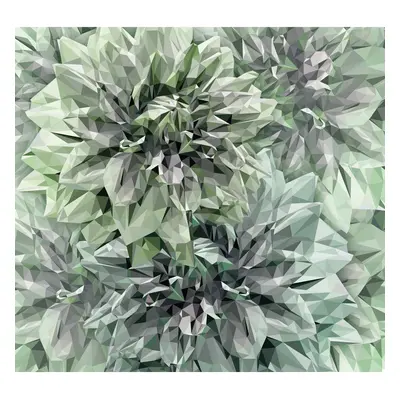 Komar Vliesová fototapeta Emerald Flowers 300 x 280 cm