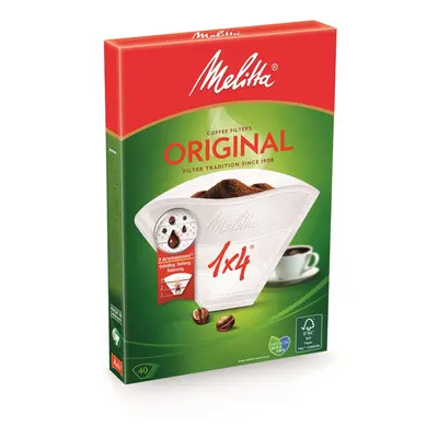 Melitta filtry Original 1x4, 40 ks