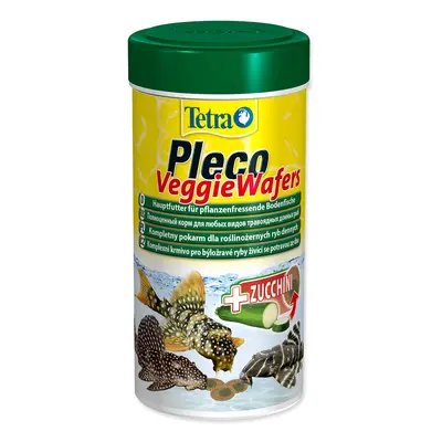 Tetra Plátky krmiva pro býložravé sumečky Pleco Wafers 250 ml