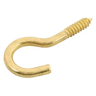 LUX Šroubovací hák pomosazený zahnutý průměr 5,2 mm x 60 mm, 6 ks