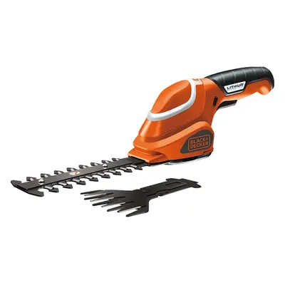 Black+Decker Aku nůžky na trávu a keře GSL700KIT, 7 V