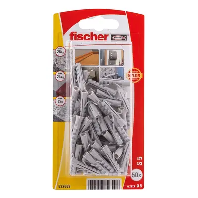 Fischer Expanzní hmoždinka S 5 K NV, 50 ks