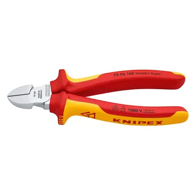 Knipex Boční štípací kleště, chromované, izolované vícekomp.návleky, VDE, 160 mm