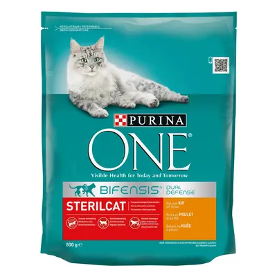 Purina One Granule pro kočky Sterilcat bohaté na kuře a pšenici 800 g