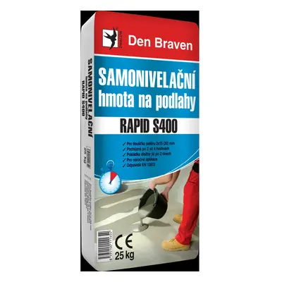 Samonivelační hmota na podlahy rychletuhnoucí RAPID S400 25 kg