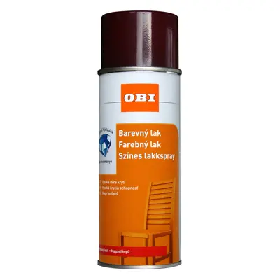 OBI Barva ve spreji lesklá burgundská 400 ml