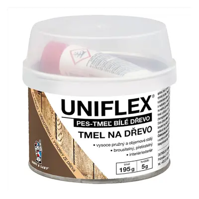 Uniflex Dřevo polyesterový tmel 192 g + 8 g