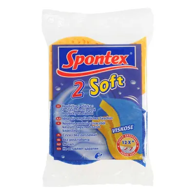 Spontex Soft houbička na nádobí 2ks