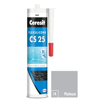 Ceresit Sanitární silikon CS 25 Platinum, 280 ml