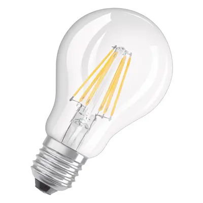 Osram LED žárovka Base Classic A60, E27, 6,5 W, 806 lm, 2700 K, čirá, 2 ks