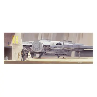 Komar Papírová fototapeta Star Wars Classic RMQ Millenium Falcon 368 x 127 cm