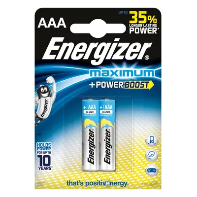 Energizer Baterie Maximum Power Boost AAA, 2 ks